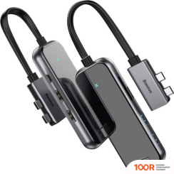 Хаб / Док-станция Baseus MULTIFUNCTIONAL HUB ADAPTER CAHUB-FZ0G (7777)