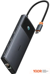 Хаб / Док-станция Baseus METAL GLEAM SERIES II 10-IN-1 USB HUB B00061800123-01 (7770)