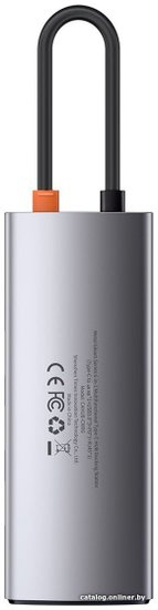 Хаб / Док-станция Baseus METAL GLEAM SERIES 6-IN-1 MULTIFUNCTIONAL USB TYPE C CAHUB-CW0G (7760)
