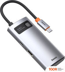 Хаб / Док-станция Baseus METAL GLEAM SERIES 4 IN 1 MULTIFUNCTIONAL TYPE-C CAHUB-CY0G (7756)