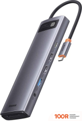Хаб / Док-станция Baseus METAL GLEAM SERIES 12-IN-1 MULTIFUNCTIONAL TYPE-C HUB DOCKING STATION WKWG020213 (7755)