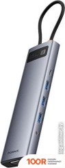 Хаб / Док-станция Baseus METAL GLEAM SERIES 11-PORT HUB B00030709811-00 (7754)