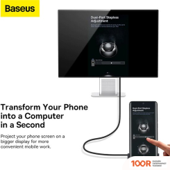 Хаб / Док-станция Baseus MATE DOCKING HUB DOCKING STATION WKMD000001 (7752)