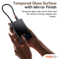 Хаб / Док-станция Baseus FOCUS SERIES 8 PORT FOUR-SCREEN TYPE-C HUB ADAPTER WKYY030413 (7746)