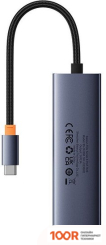 Хаб / Док-станция Baseus FLITE SERIES 4-PORT USB-C HUB B0005280A813-03 (7741)