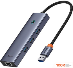 Хаб / Док-станция Baseus FLITE SERIES 4-PORT USB-A HUB B0005280A813-01 (7738)
