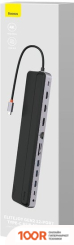 Хаб / Док-станция Baseus ELITEJOY GEN2 12-PORT TYPE-C HUB ADAPTER WKSX030213 (7737)
