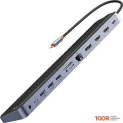Хаб / Док-станция Baseus ELITEJOY GEN2 12-PORT TYPE-C HUB ADAPTER WKSX030213 (7737)