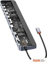 Хаб / Док-станция Baseus ELITEJOY GEN2 11-PORT TYPE-C HUB ADAPTER WKSX030013 (7736)