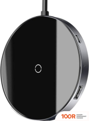 Хаб / Док-станция Baseus CIRCULAR MIRROR WIRELESS CHARGER HUB WXJMY-0G (7734)