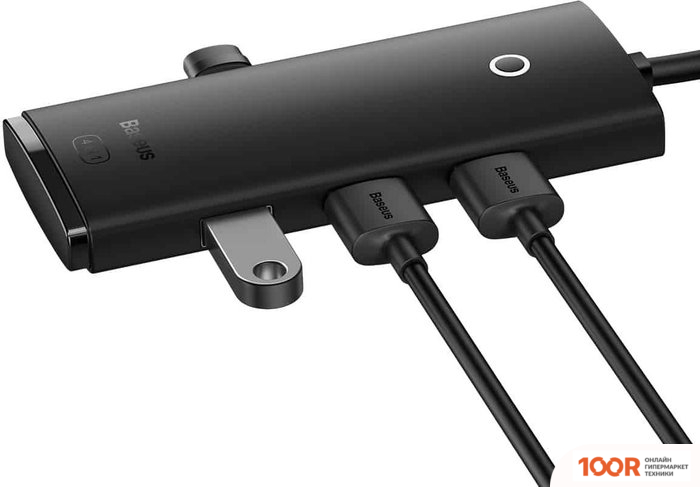 Хаб / Док-станция Baseus AIRJOY SERIES 4-PORT USB-A HUB ADAPTER WKQX070001 (7725)