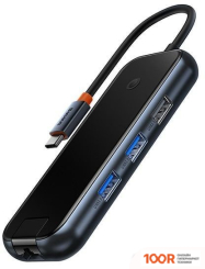 Хаб / Док-станция Baseus ACMEJOY 8-PORT TYPE-C HUB ADAPTER WKJZ010613 (7724)