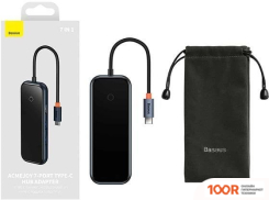 Хаб / Док-станция Baseus ACMEJOY 7-PORT TYPE-C HUB ADAPTER WKJZ010413 (7723)