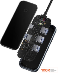 Хаб / Док-станция Baseus ACMEJOY 4-PORT TYPE-C HUB ADAPTER WKJZ010513 (7721)