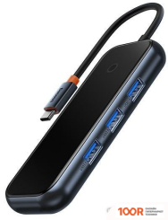 Хаб / Док-станция Baseus ACMEJOY 4-PORT TYPE-C HUB ADAPTER WKJZ010513 (7721)