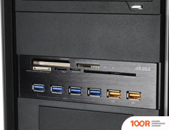 Хаб / Док-станция Akasa AK-HC-07BK (7699)