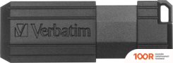 USB Flash Verbatim PINSTRIPE 128GB (ЧЕРНЫЙ) (7675)