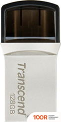 USB Flash Transcend JETFLASH 890S USB3.1 + TYPE-C 128GB (7665)