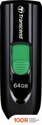 USB Flash Transcend JETFLASH 790C 64GB (ЧЕРНЫЙ/ЗЕЛЕНЫЙ) (7663)