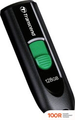 USB Flash Transcend JETFLASH 790C 128GB (ЧЕРНЫЙ/ЗЕЛЕНЫЙ) (7661)