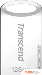 USB Flash Transcend JETFLASH 710 128GB (СЕРЕБРИСТЫЙ) (7655)