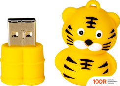 USB Flash SmartBuy WILD SERIES ТИГР 32GB (ЖЕЛТЫЙ) (7644)