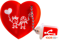 USB Flash SmartBuy WILD SERIES СЕРДЦЕ 64GB (КРАСНЫЙ) (7643)