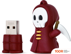 USB Flash SmartBuy WILD SERIES МРАЧНЫЙ ЖНЕЦ 32GB (БОРДОВЫЙ) (7641)