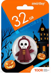 USB Flash SmartBuy WILD SERIES МРАЧНЫЙ ЖНЕЦ 32GB (БОРДОВЫЙ) (7641)