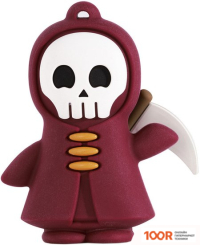 USB Flash SmartBuy WILD SERIES МРАЧНЫЙ ЖНЕЦ 32GB (БОРДОВЫЙ) (7641)