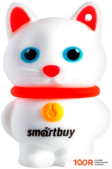 USB Flash SmartBuy WILD SERIES КОТЕНОК 64GB (БЕЛЫЙ) (7638)