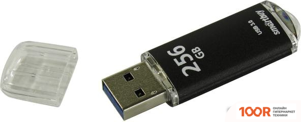 USB Flash SmartBuy V-CUT 256GB (ЧЕРНЫЙ) (7628)