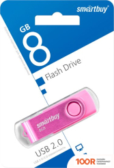 USB Flash SmartBuy TWIST 8GB (РОЗОВЫЙ) (7620)