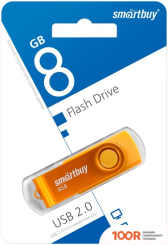 USB Flash SmartBuy TWIST 8GB (ЖЕЛТЫЙ) (7619)