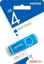 USB Flash SmartBuy TWIST 4GB (СИНИЙ) (7613)