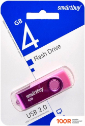 USB Flash SmartBuy TWIST 4GB (РОЗОВЫЙ) (7612)