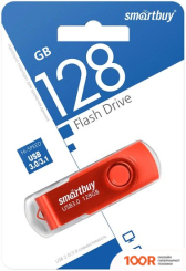 USB Flash SmartBuy TWIST 3.0 128GB (КРАСНЫЙ) (7601)