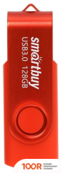 USB Flash SmartBuy TWIST 3.0 128GB (КРАСНЫЙ) (7601)