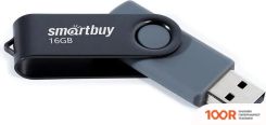 USB Flash SmartBuy TWIST 16GB (ЧЕРНЫЙ) (7600)