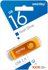 USB Flash SmartBuy TWIST 16GB (ЖЕЛТЫЙ) (7597)