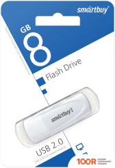 USB Flash SmartBuy SCOUT 8GB (БЕЛЫЙ) (7593)