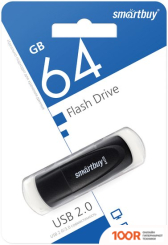 USB Flash SmartBuy SCOUT 64GB (ЧЕРНЫЙ) (7592)