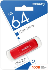 USB Flash SmartBuy SCOUT 64GB (КРАСНЫЙ) (7590)