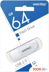 USB Flash SmartBuy SCOUT 64GB (БЕЛЫЙ) (7589)