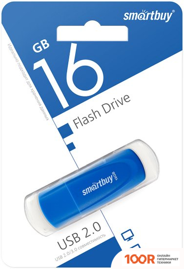 USB Flash SmartBuy SCOUT 16GB (СИНИЙ) (7567)