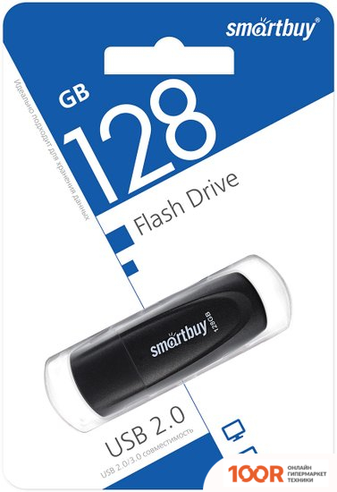 USB Flash SmartBuy SCOUT 128GB (ЧЕРНЫЙ) (7564)