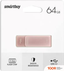 USB Flash SmartBuy M1 64GB (РОЗОВЫЙ) (7514)