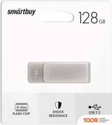 USB Flash SmartBuy M1 128GB (СЕРЕБРИСТЫЙ) (7511)