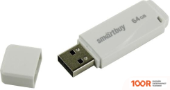 USB Flash SmartBuy LM05 64GB (БЕЛЫЙ) (7505)