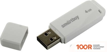 USB Flash SmartBuy LM05 4GB (БЕЛЫЙ) (7503)